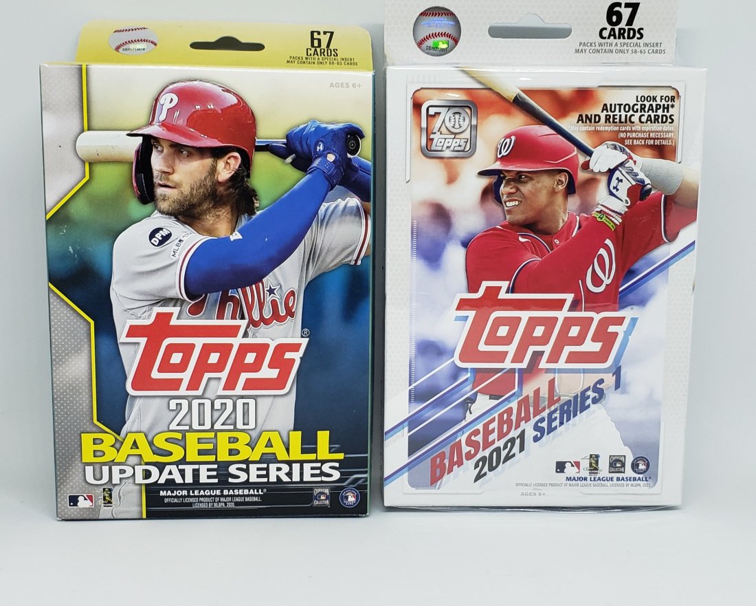 Lot of 2 Topps Baseball Cards sealed Hanger boxes (1 of 1)