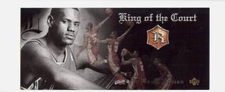 2004 Upper Deck LeBron James King of the Court RC