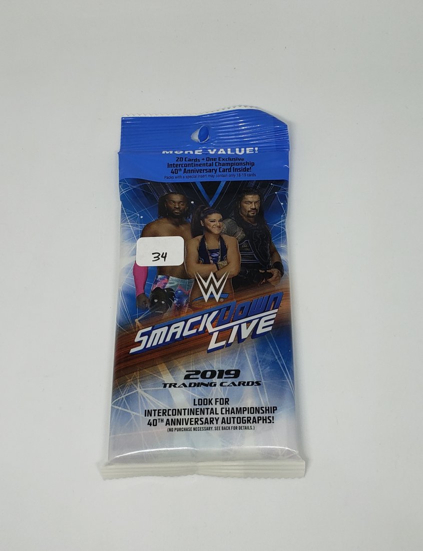 Wrestling SMACKDOWN LIVE SEALED VALUE FAT PACK: Wrestling SMACKDOWN LIVE SEALED VALUE FAT PACK
