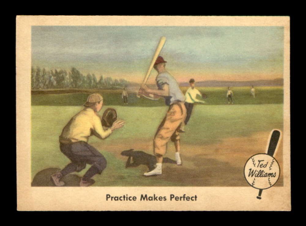 1959 Fleer Baseball Card Ted Williams Series (1 of 2)