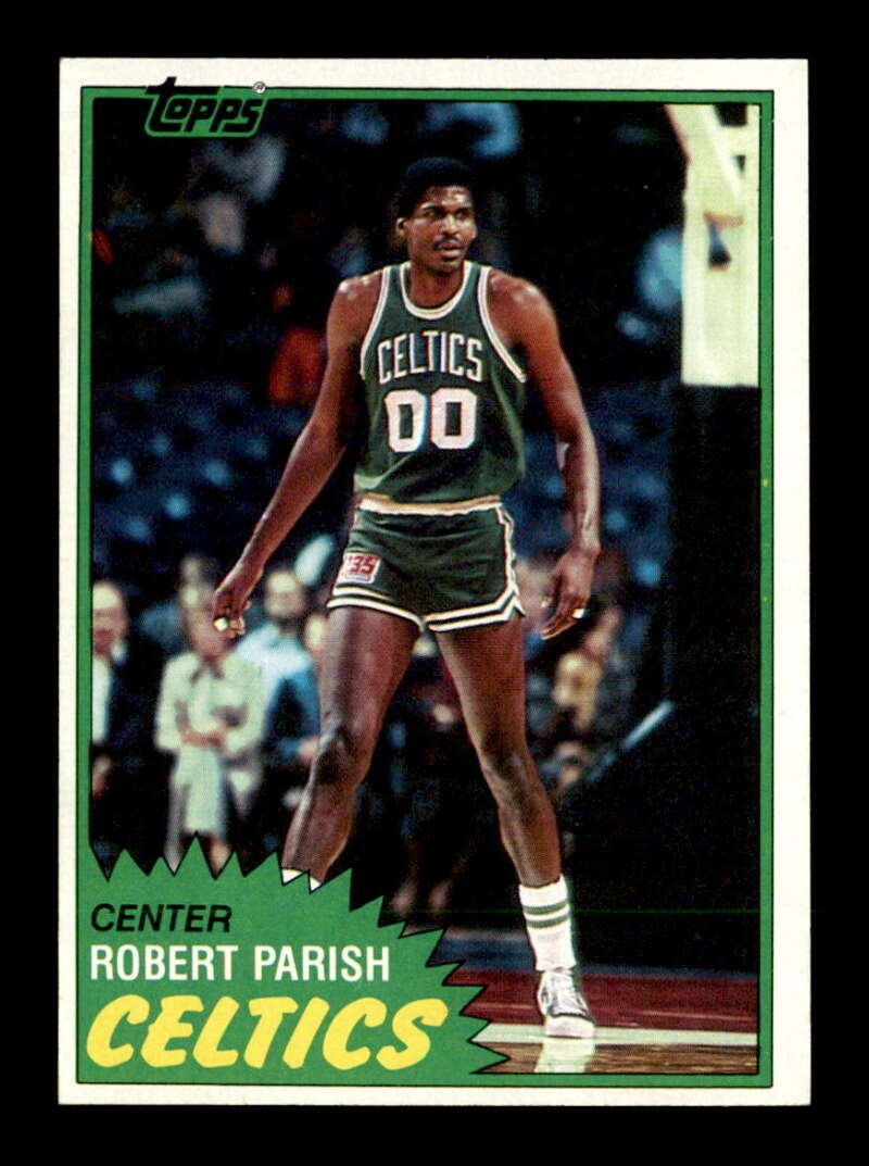1981 Topps Robert Parish Boston Celtics Lot (1 of 4)