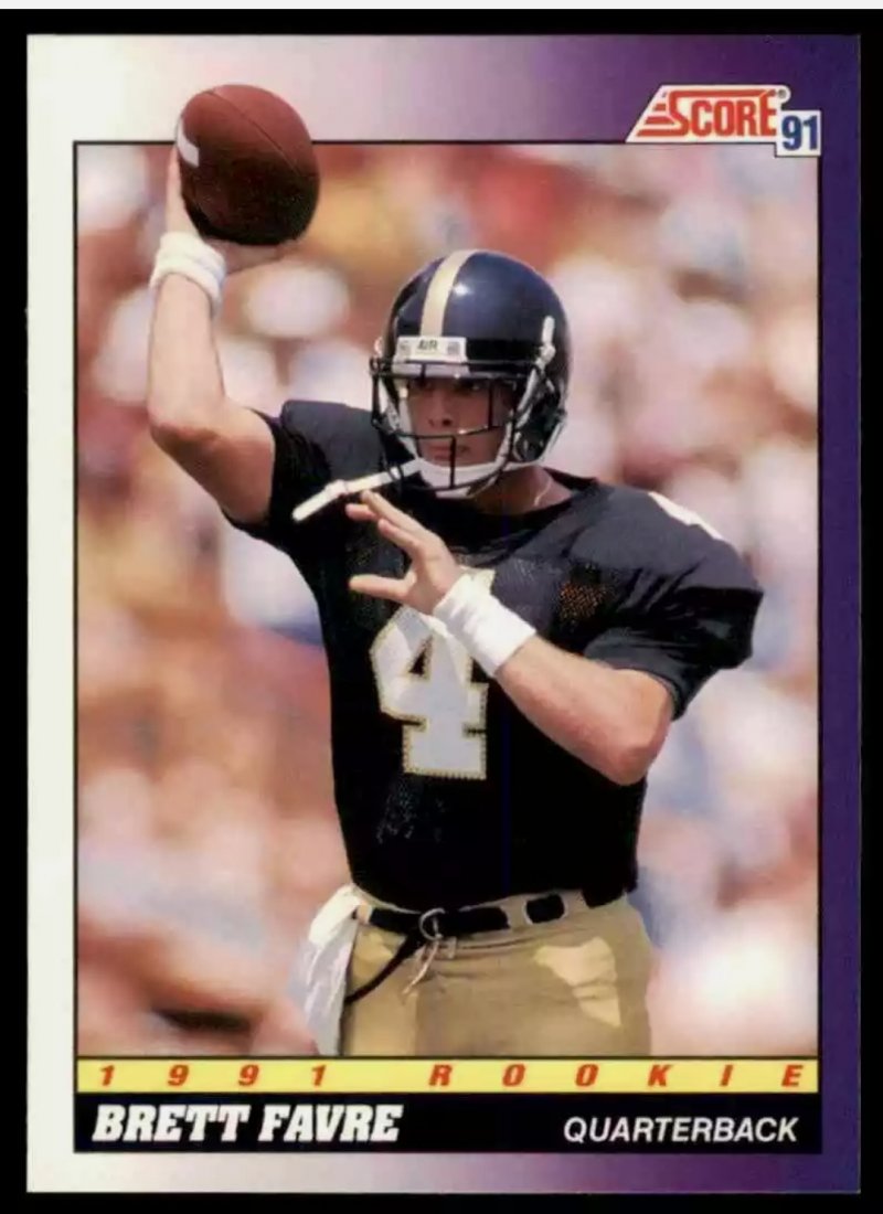 Brett Farve GREEN BAY PACKERS ROOKIE CARD (1 of 2)