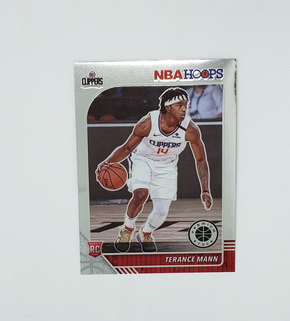 2019-20 HOOPS PREMIUM STOCK Rookie Card: TERANCE MANN HOOPS PREMIUM STOCK #245 RC CLIPPERS