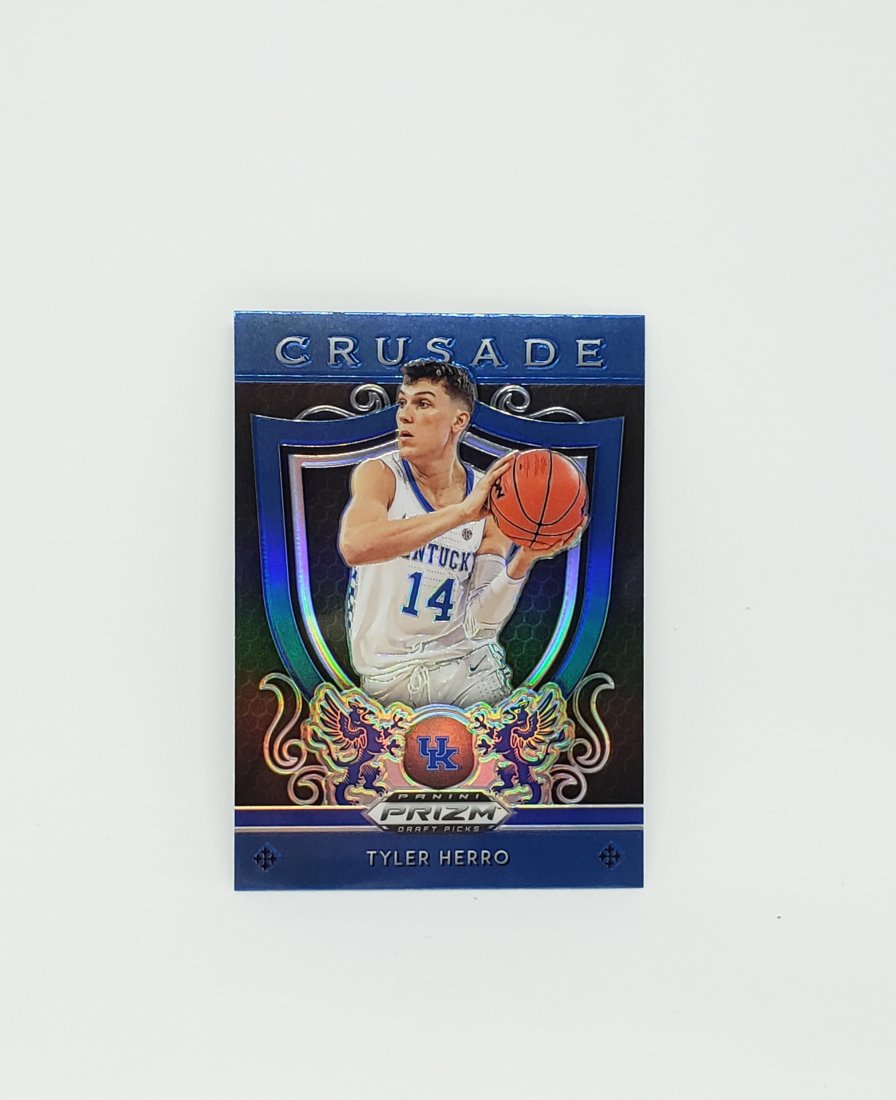 Tylee Herro Miami Hear blue prizm rookie card (1 of 2)