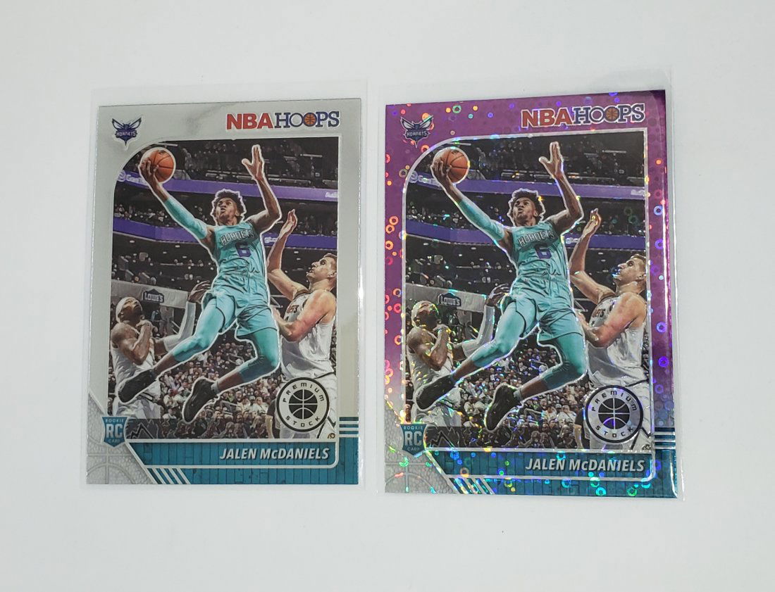 Jalen McDaniels Hornets Rookie card + Purple Disco SP (1 of 1)