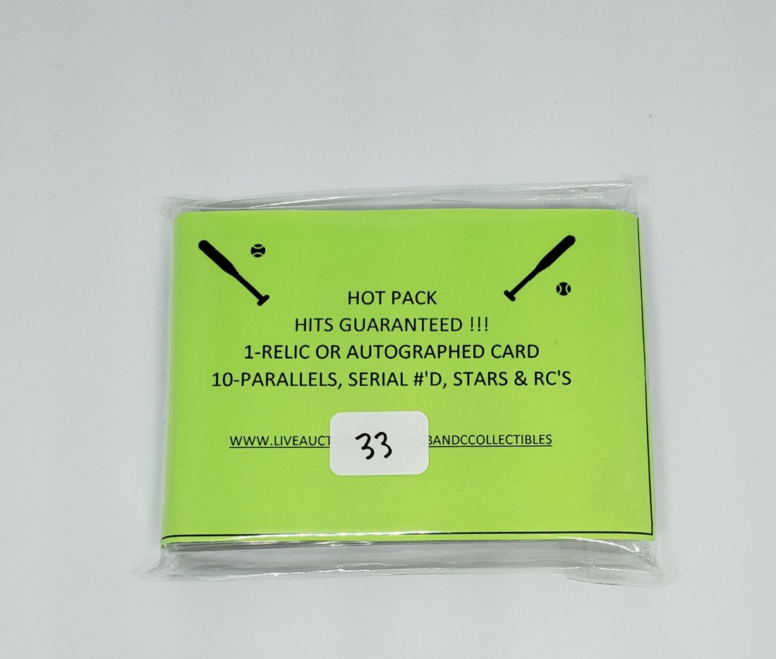 B&C COLLECTIBLES BASEBALL HOT PACK Guaranteed Hits (1 of 1)