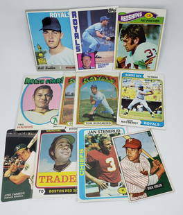 Lot of 11 Vintage Sports Cards: With Juan Marichal,Ted Harris and More!