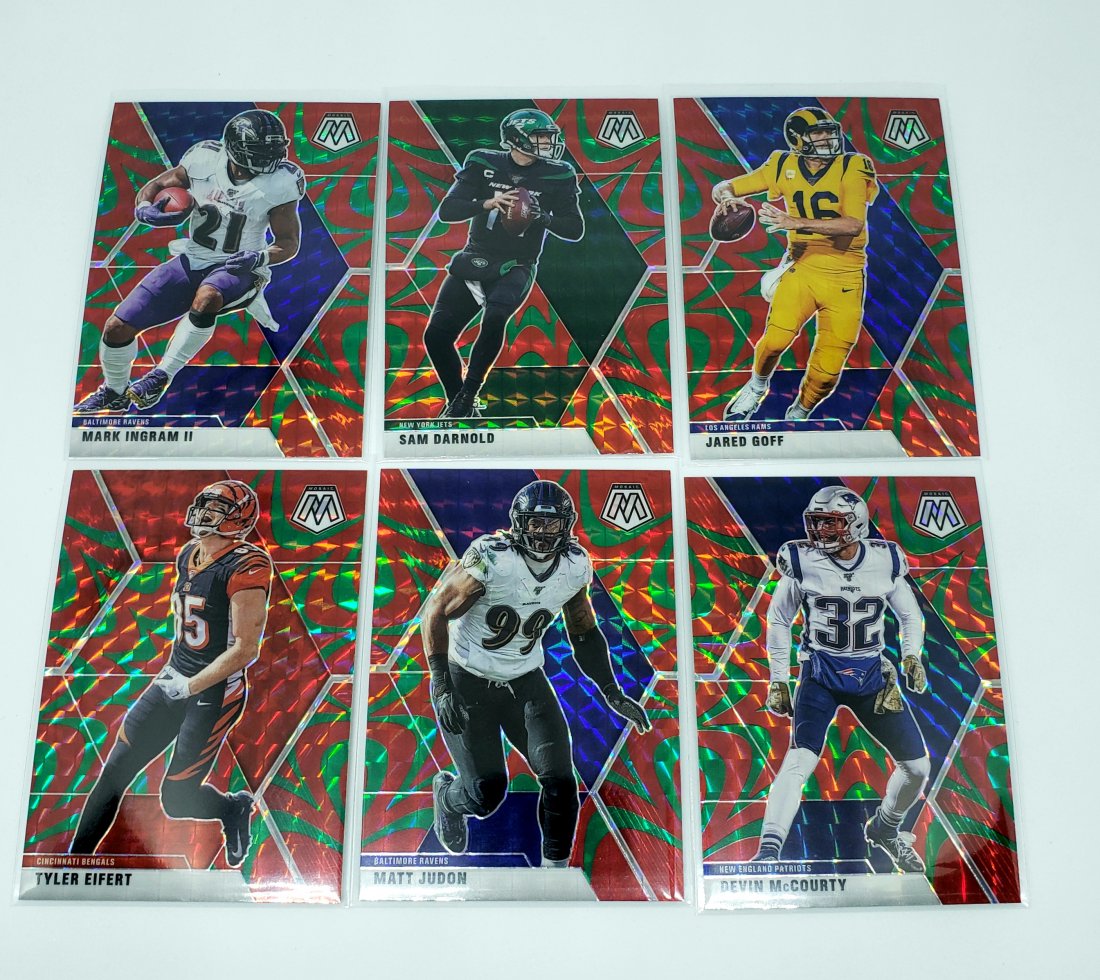 Lot of 6 Green Reactive Mosaic Prizm (1 of 1)