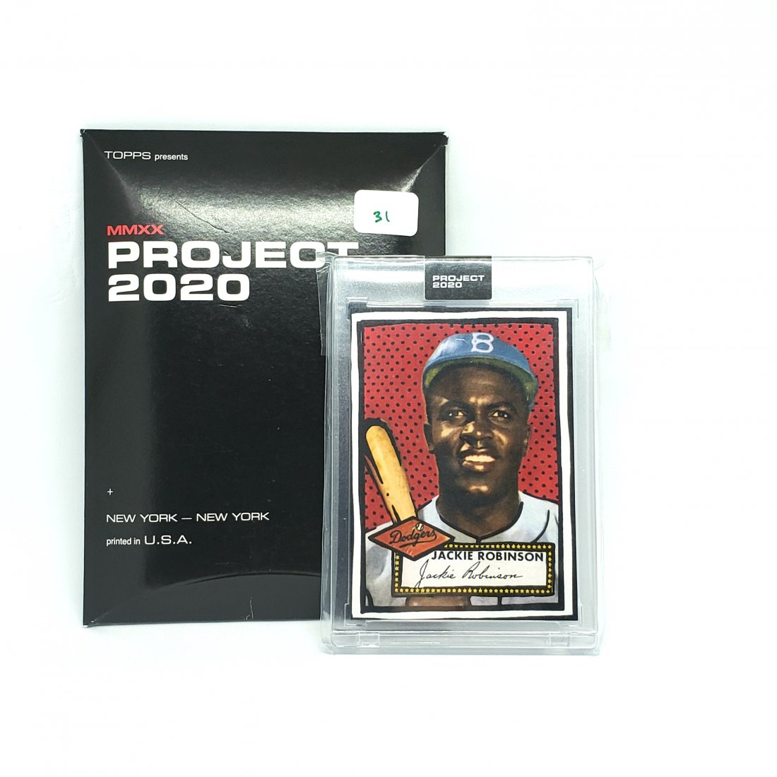 Topps Project 2020 Jackie Robinson Encased Card (1 of 2)