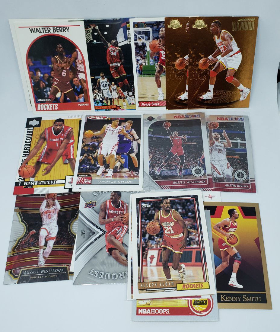 Lot of 25 Houston Rockets Cards (1 of 1)