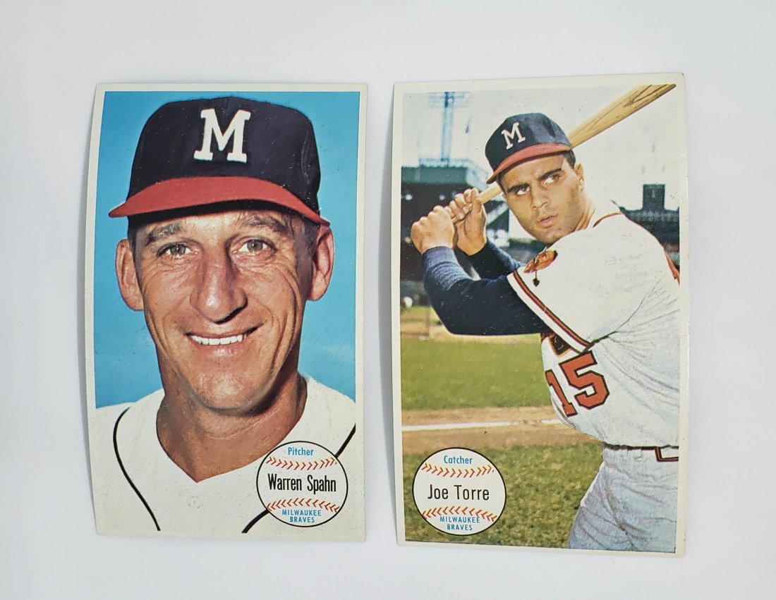 Vintage Milwaukee Braves 1964 TOPPS Giants (1 of 2)