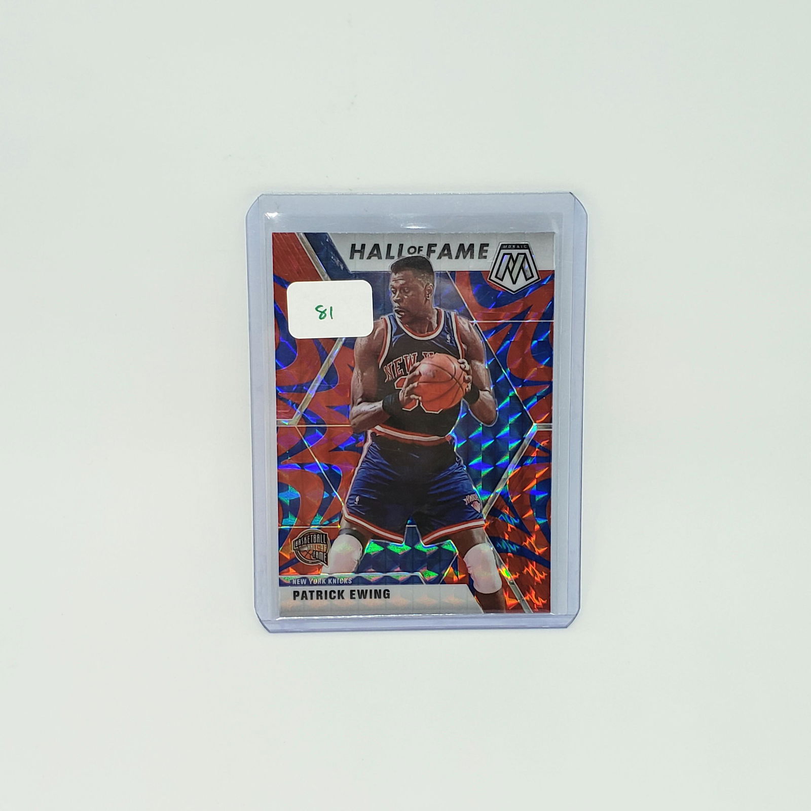 MOSAIC BASKETBALL PATRICK EWING BLUE REACTIVE PRIZM (1 of 1)