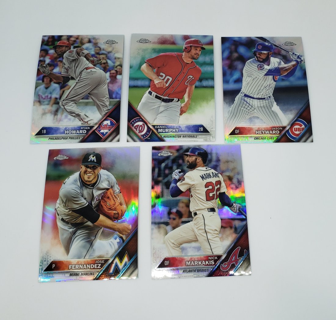 2016 Topps Chrome Silver refractors (1 of 1)
