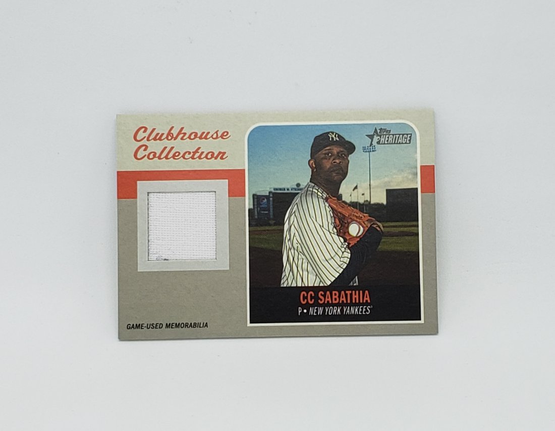 CC Sabathia Game Used Jersey relic (1 of 1)