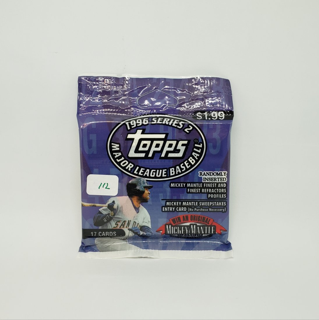 1996 Topps Ser. 2 Value Pack w/Mantle inserts (1 of 1)