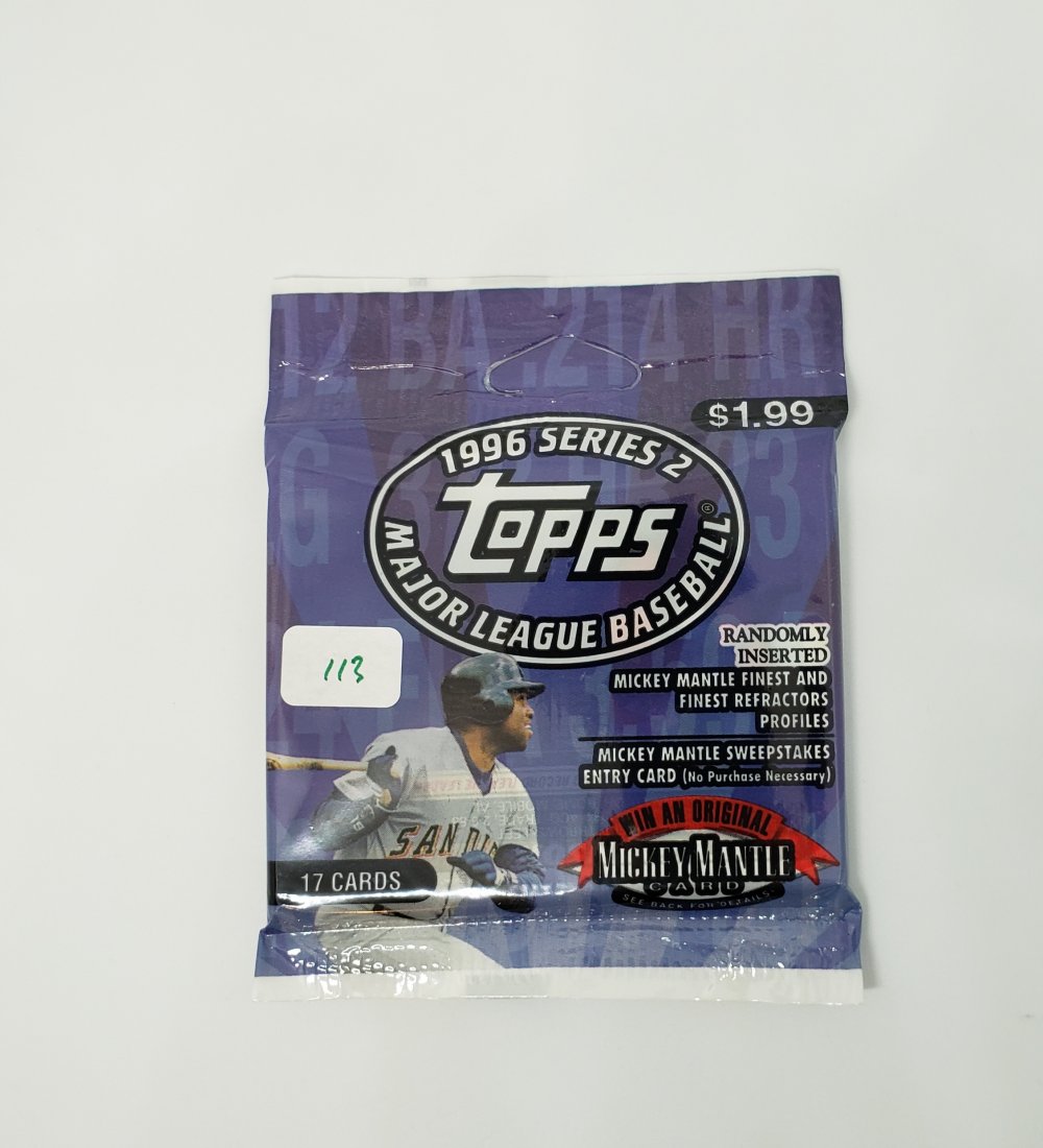 1996 Topps Ser. 2 Value Pack w/Mantle inserts (1 of 1)
