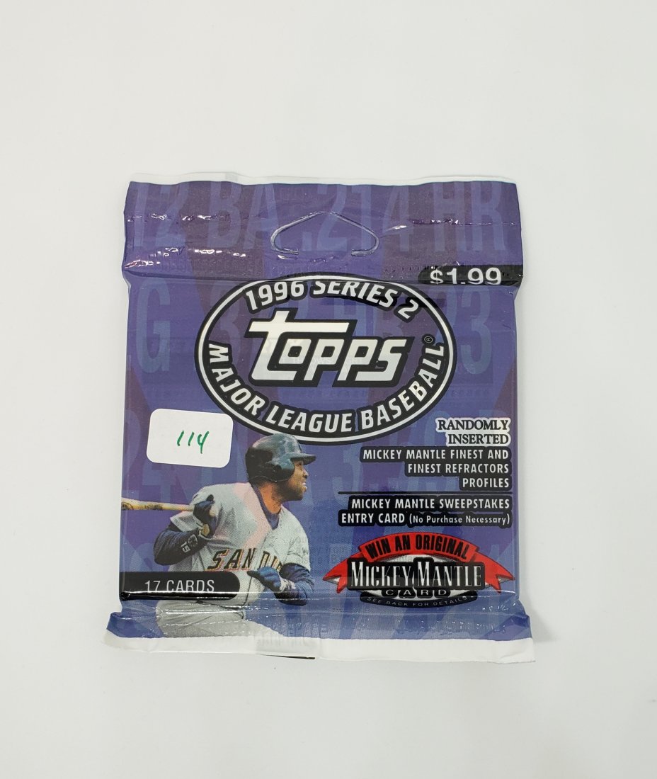 1996 Topps Ser. 2 Value Pack w/Mantle inserts (1 of 1)