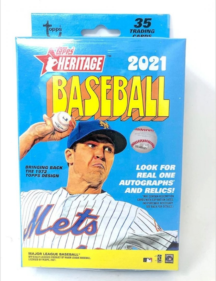 2021 TOPPS HERITAGE BASEBALL (HANGER) (1 of 1)