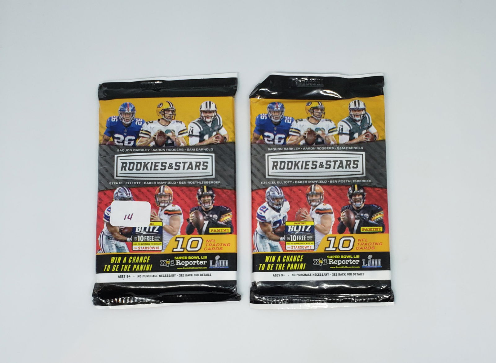 2018 Panini Rookies & Stars FB Sealed packs. (1 of 1)