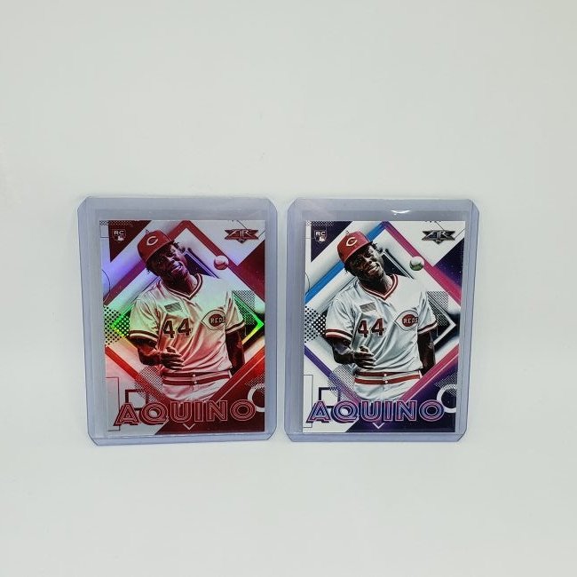 2020 Topps Fire Aristides Aquino RC with Red Foil SP (1 of 1)