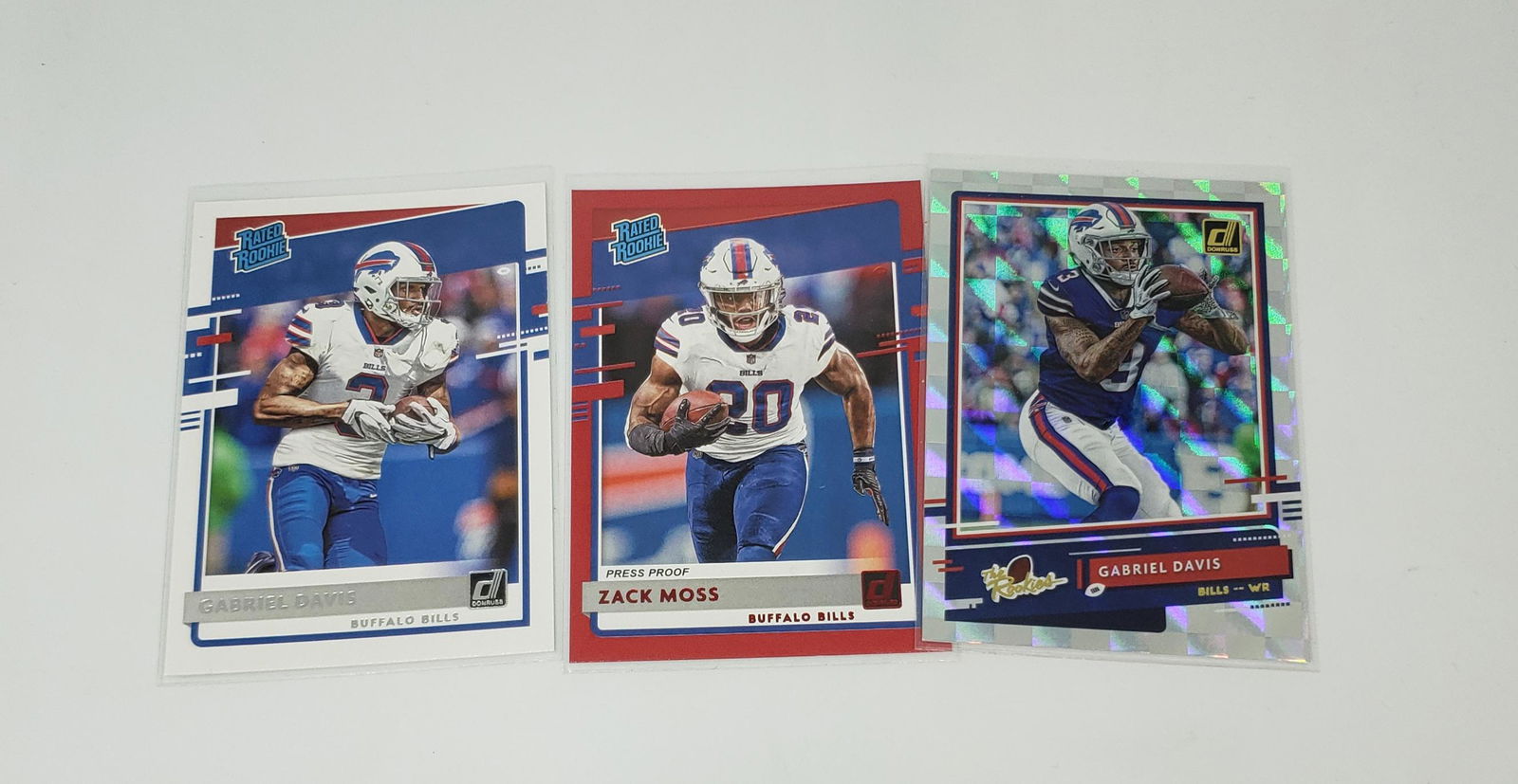 Buffalo Bills Rookie Cards Zac Moss sp (1 of 1)