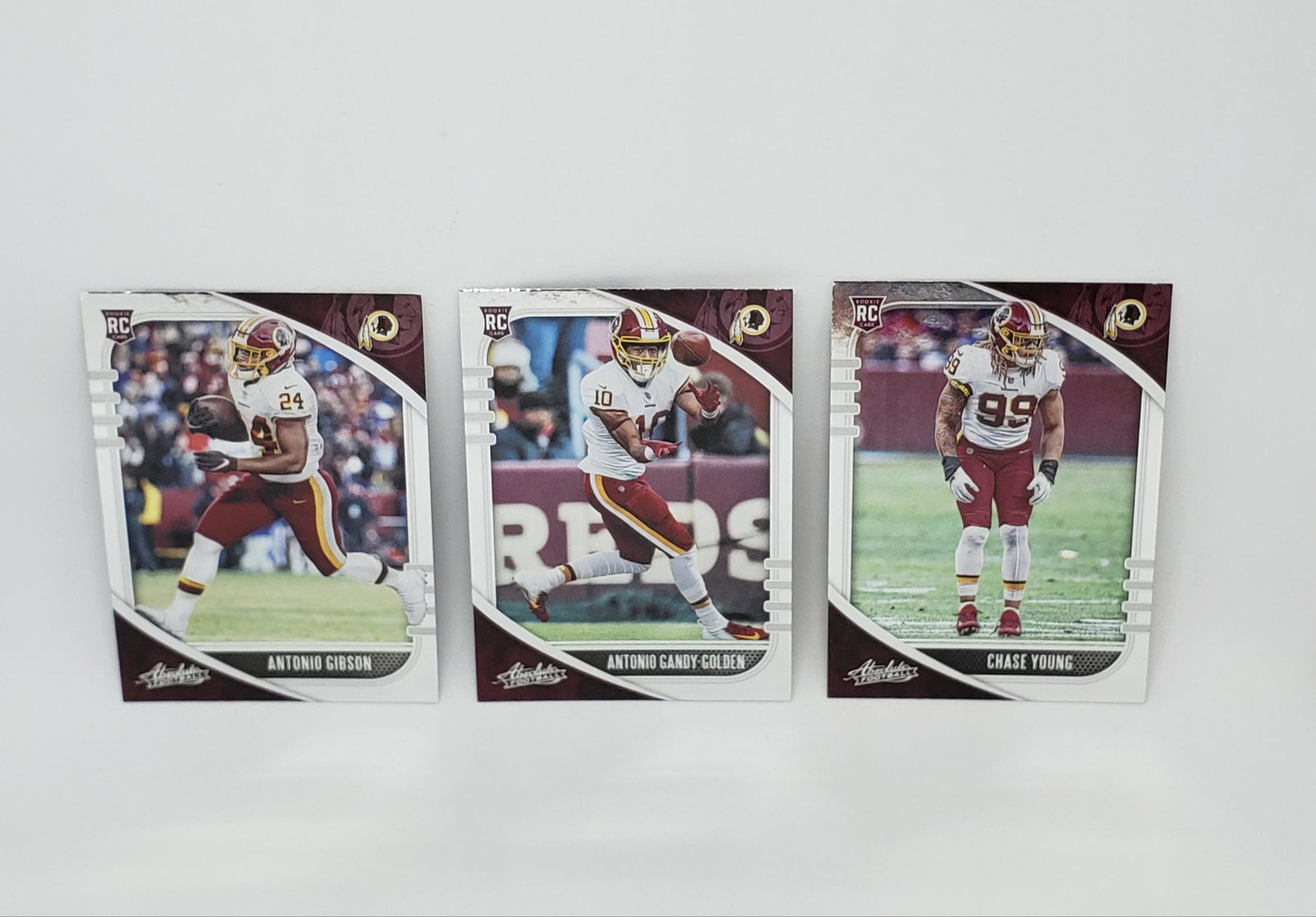 Washington Football Team Rookie cards: Chase Young, Antonio Gibson, Antonio Gandy-Golden