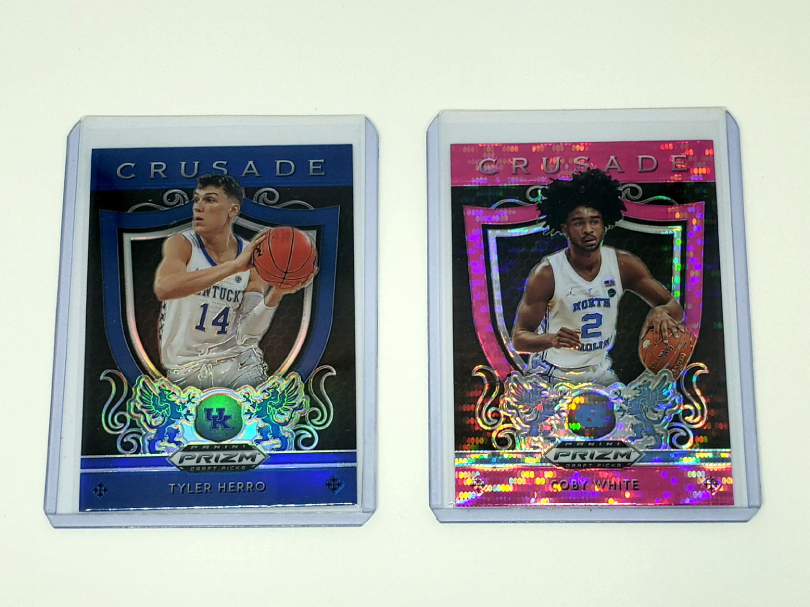 Tyler Herro and Coby White Prizm Draft sps (1 of 1)