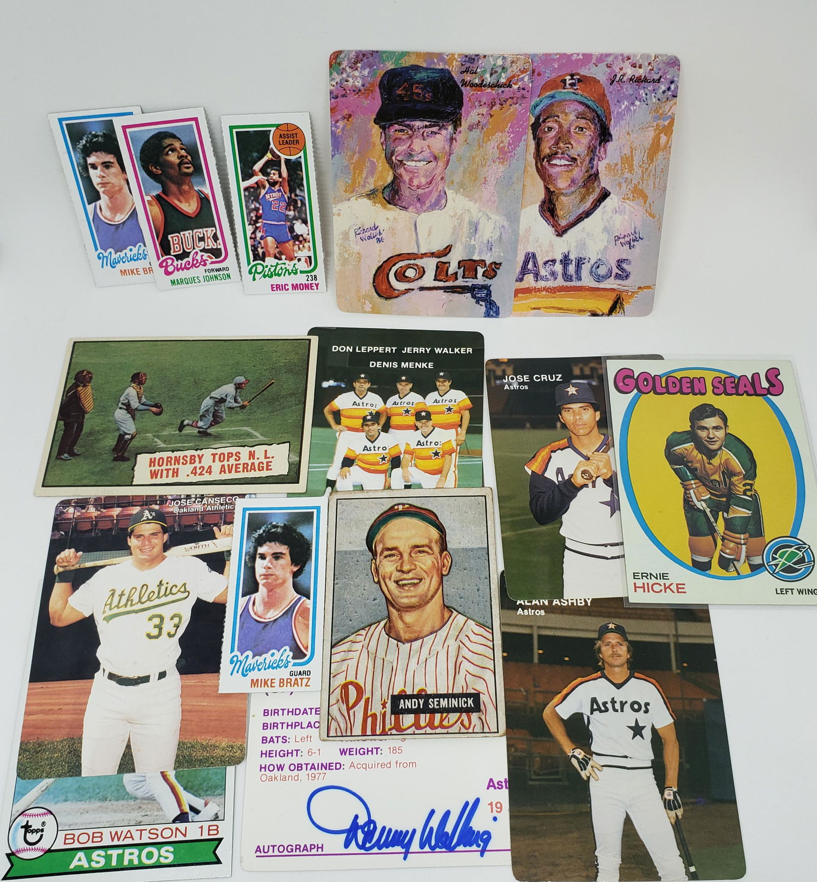 Lot of 15 Vintage Sports Cards (1 of 1)