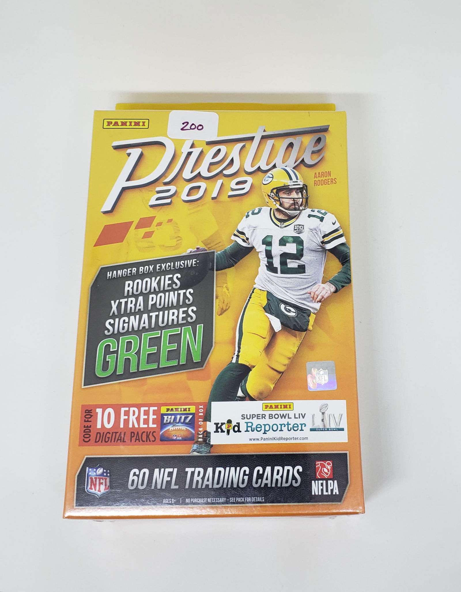 2019 Panini Prestige FB Retail Hanger Box (1 of 1)