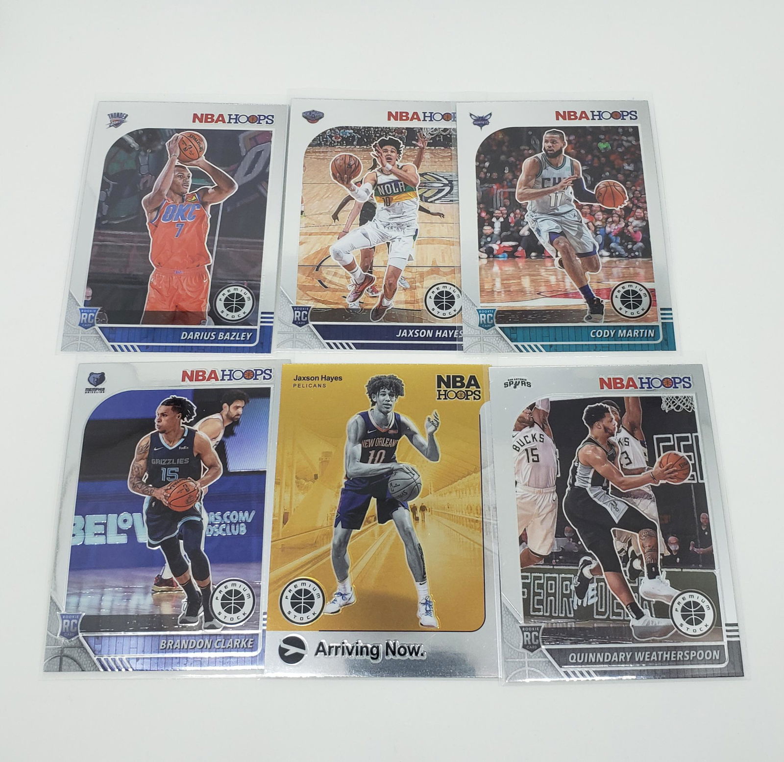 Lot of 6 NBA HOOPS BASKETBALL CARD'S (1 of 1)