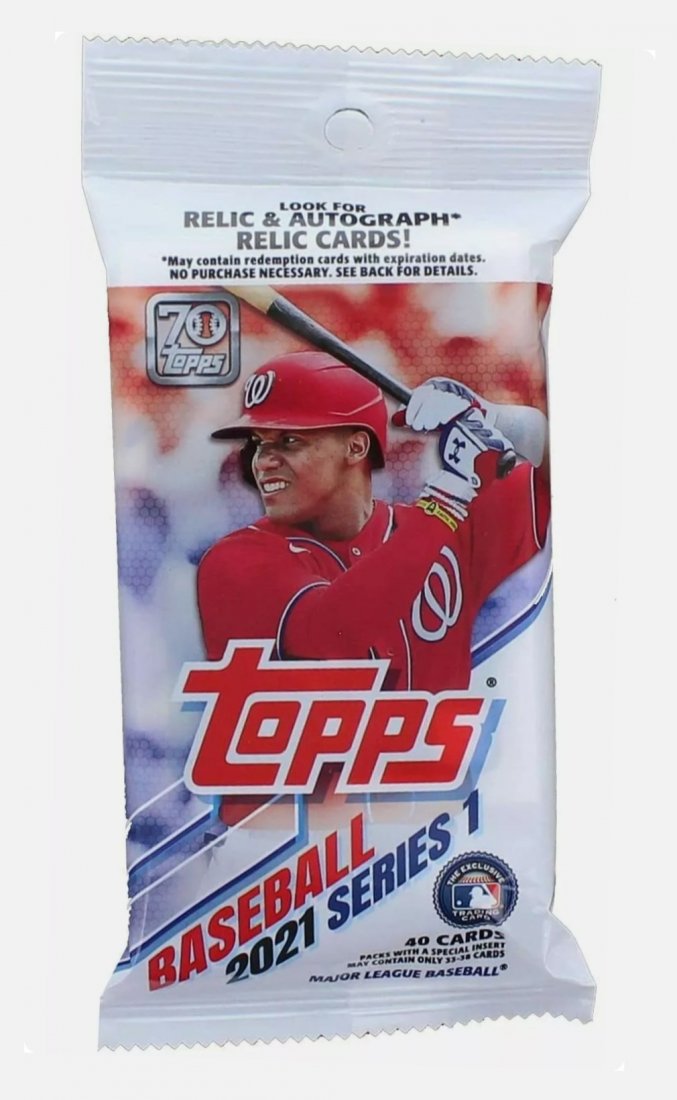 2021 Topps Series 1 Value/Cello/Fat pack (1 of 2)