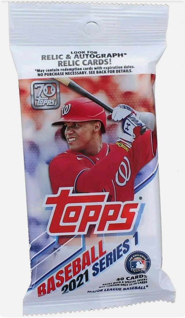 2021 Topps Series 1 Value/Cello/Fat pack (1 of 2)