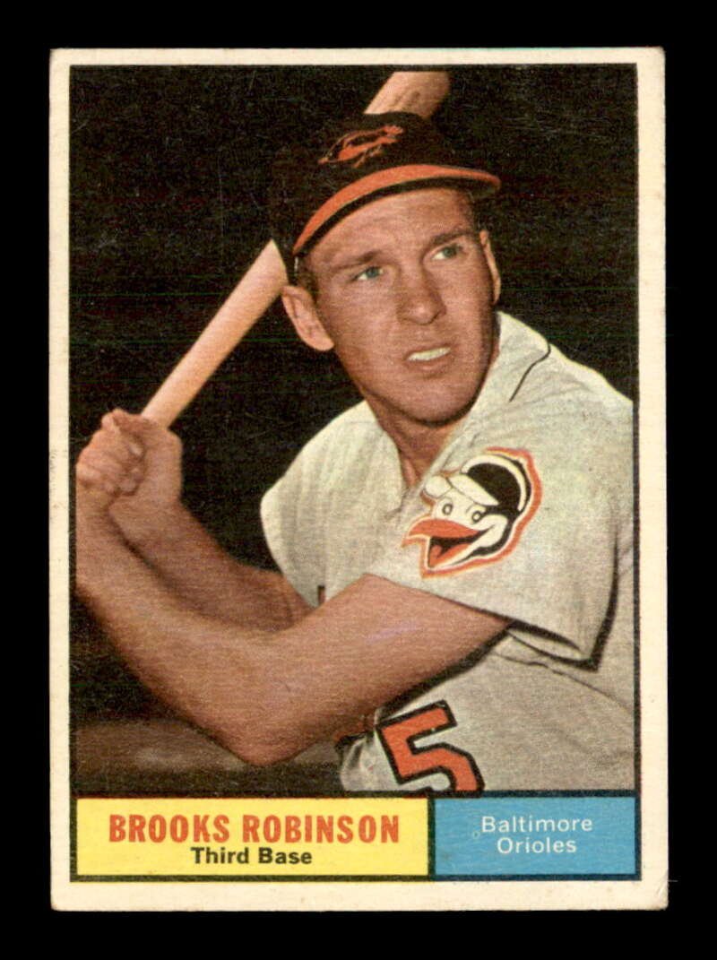 1961 Topps #10 Brooks Robinson VGEX (1 of 2)