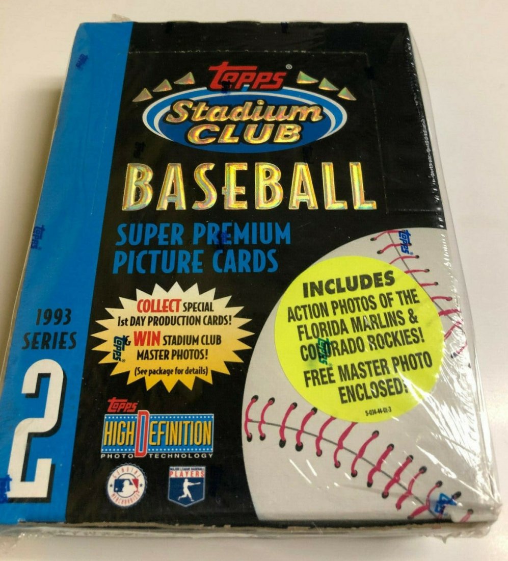 1993 Topps Stadium Club Sealed wax box (1 of 1)