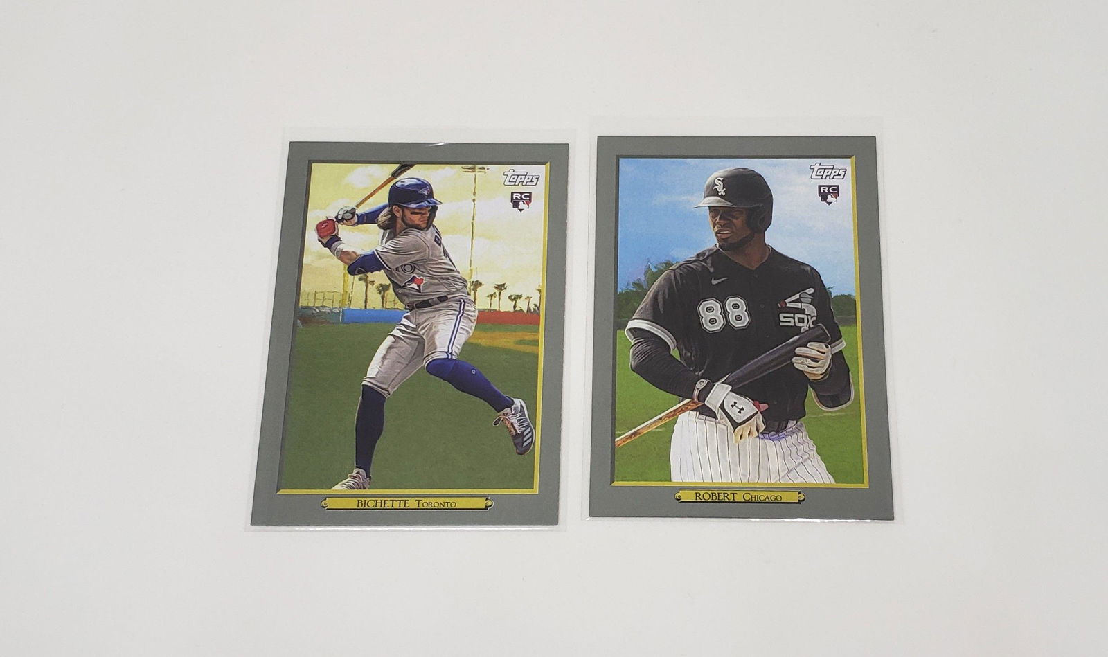 2020 Topps Luis Robert, Bo Bichette Rookie inserts (1 of 2)