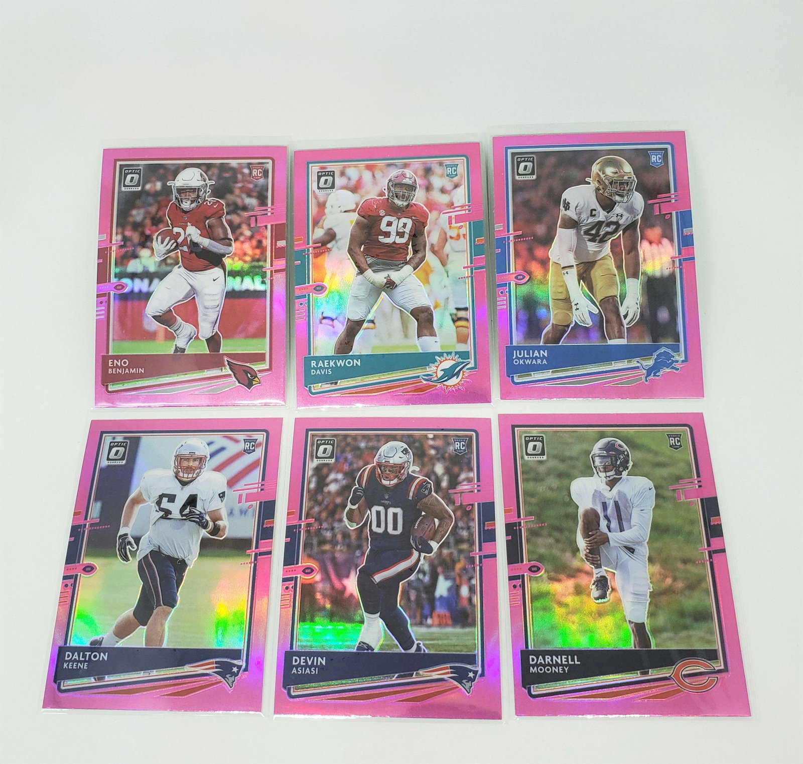 Eno Benjamin Cards, Raekwon Davis Miami, Dlton Keene: Eno Benjamin Cards, Raekwon Davis Miami, Dlton Keene Pats