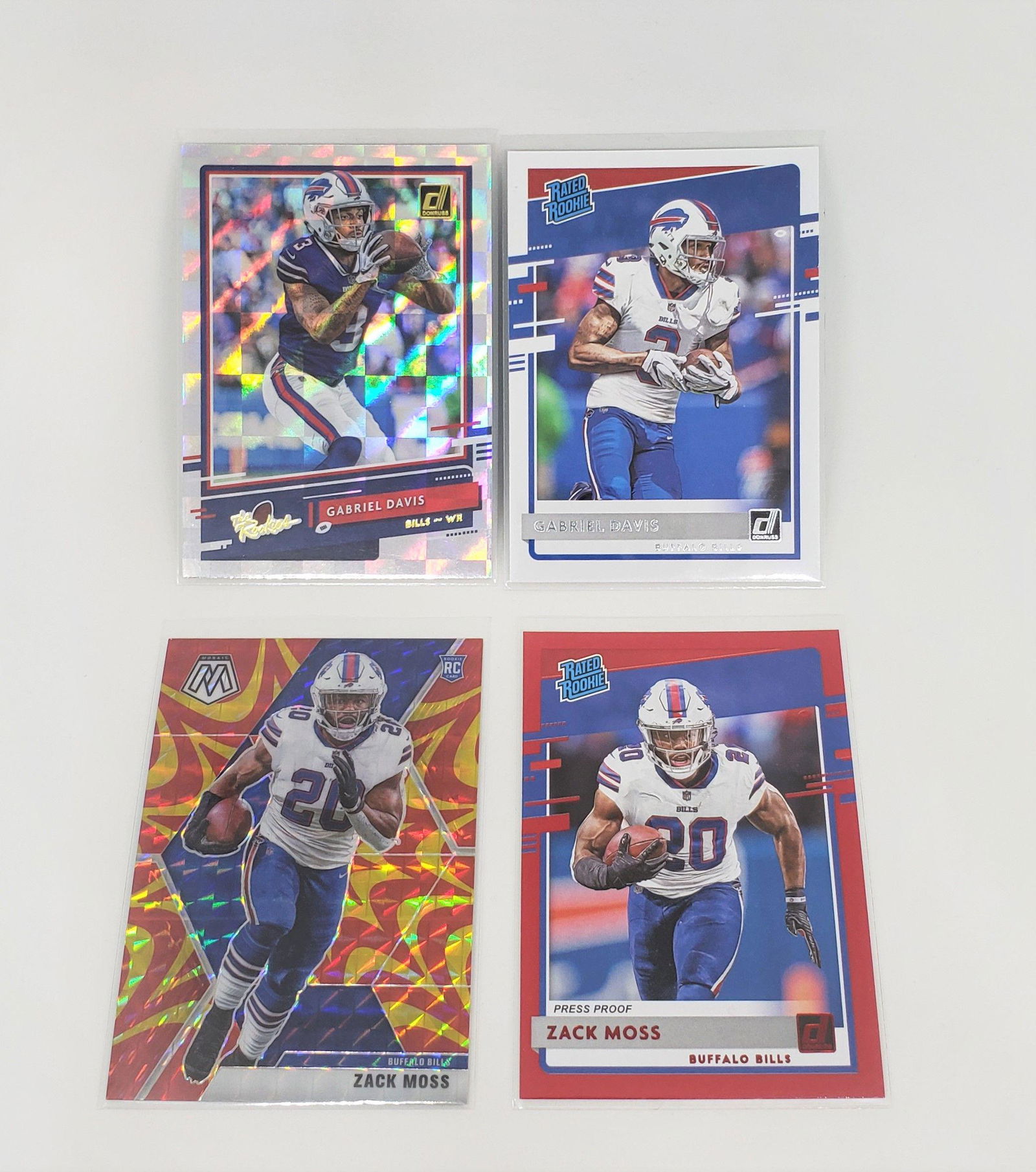 Gabriel Davis Rated rookie, Zack Moss Orange reactive (1 of 1)