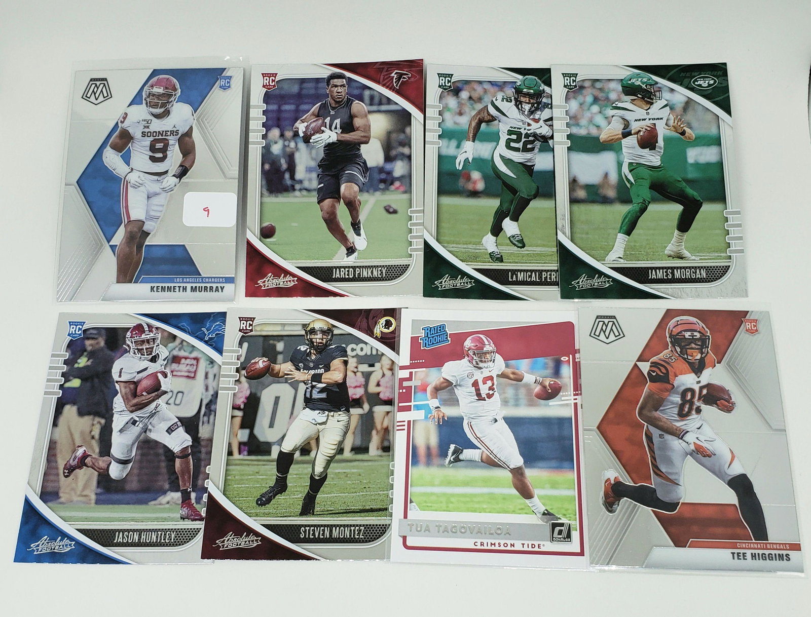 LOT OF 6 ROOKIE FOOTBALL CARDS WITH TUA TAGOVAILOA (1 of 1)