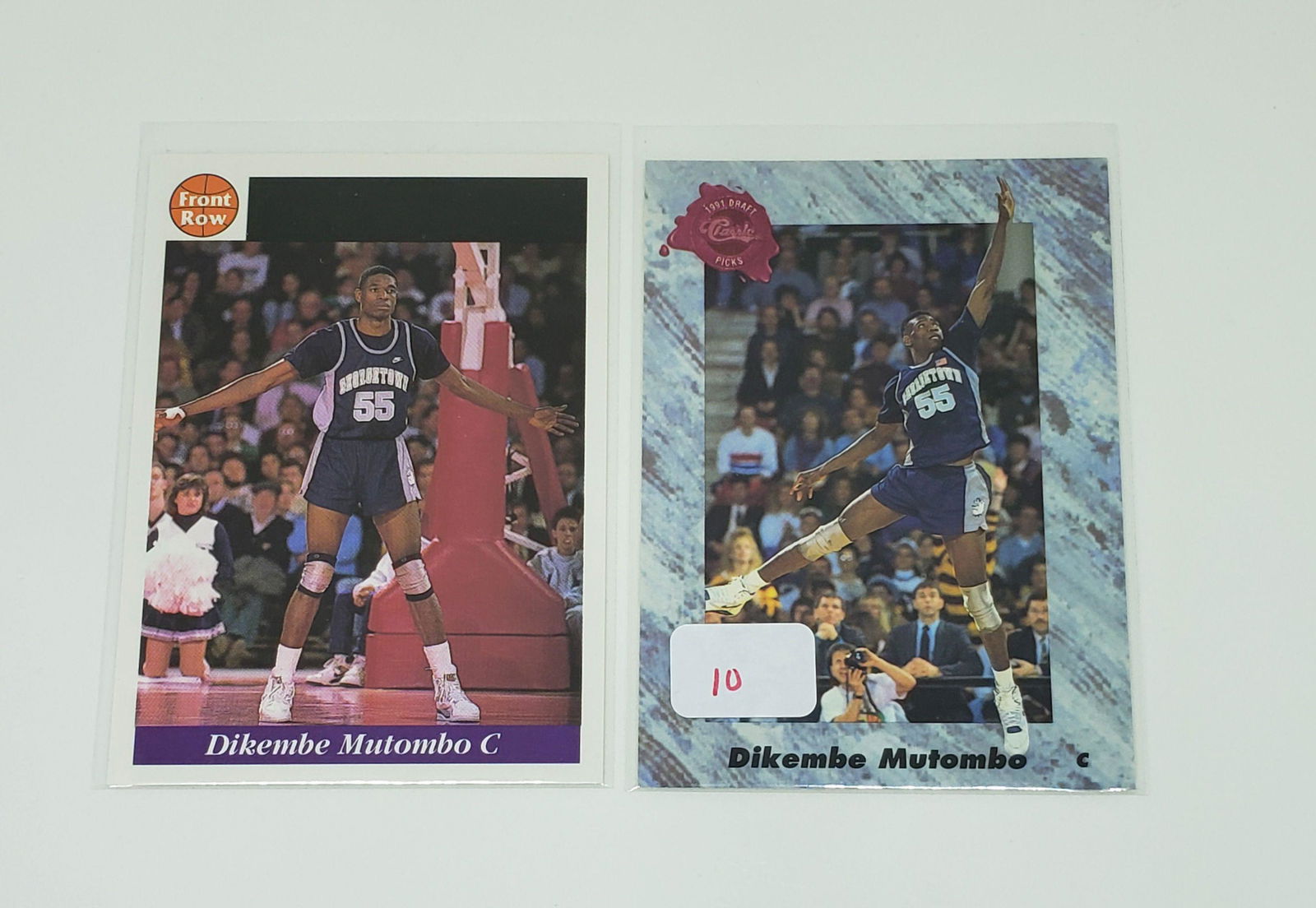 DIKEMBE MUTOMBO GEORGETOWN HOYAS ROOKIE CARDS (1 of 1)