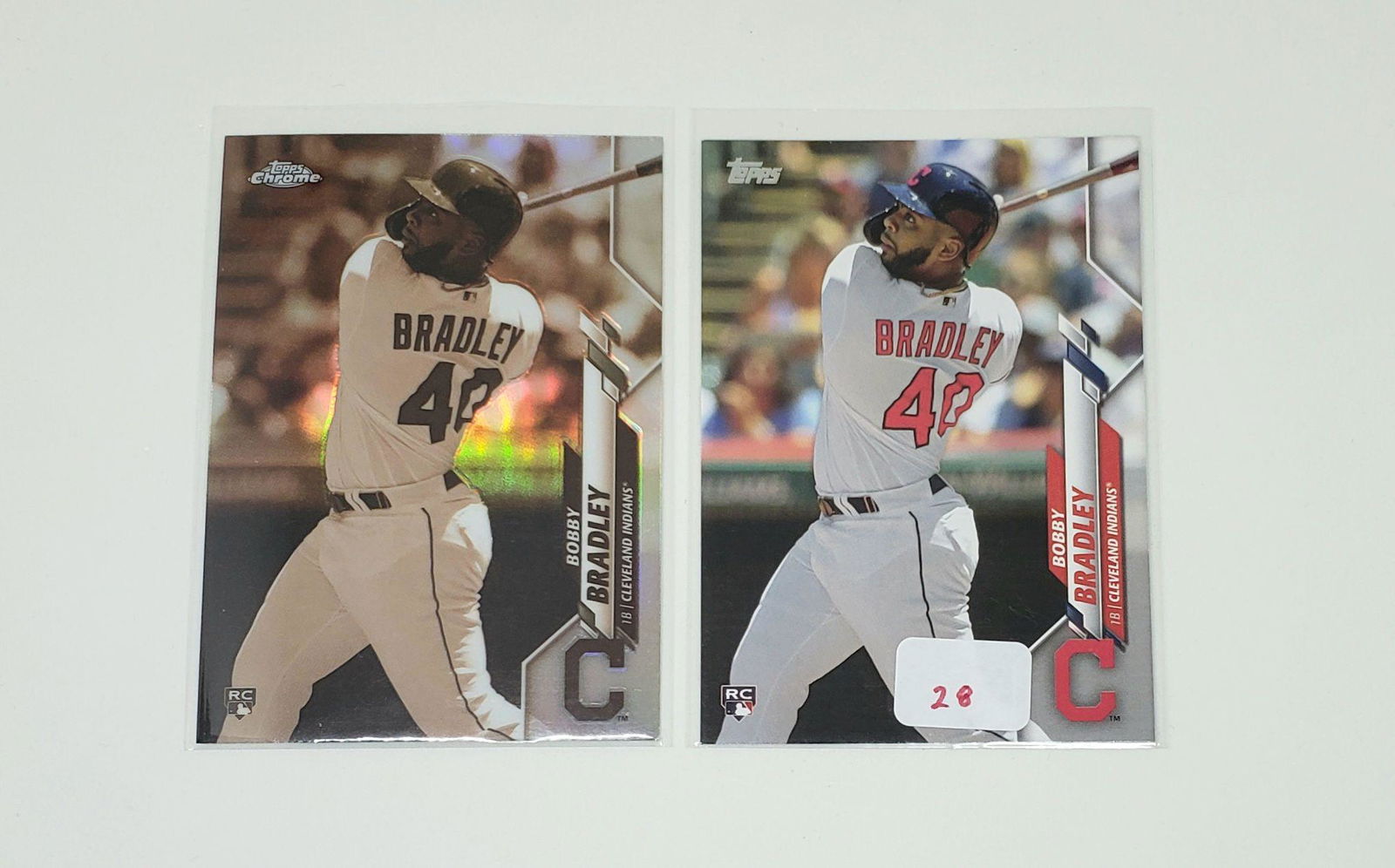 BOBBY BRADLEY JR. TOPPS CHROME SEPIA REFRACTOR RC (1 of 1)