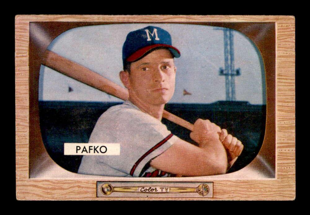 1955 BOWMAN BASEBALL ANDY PAFKO #12 (1 of 2)