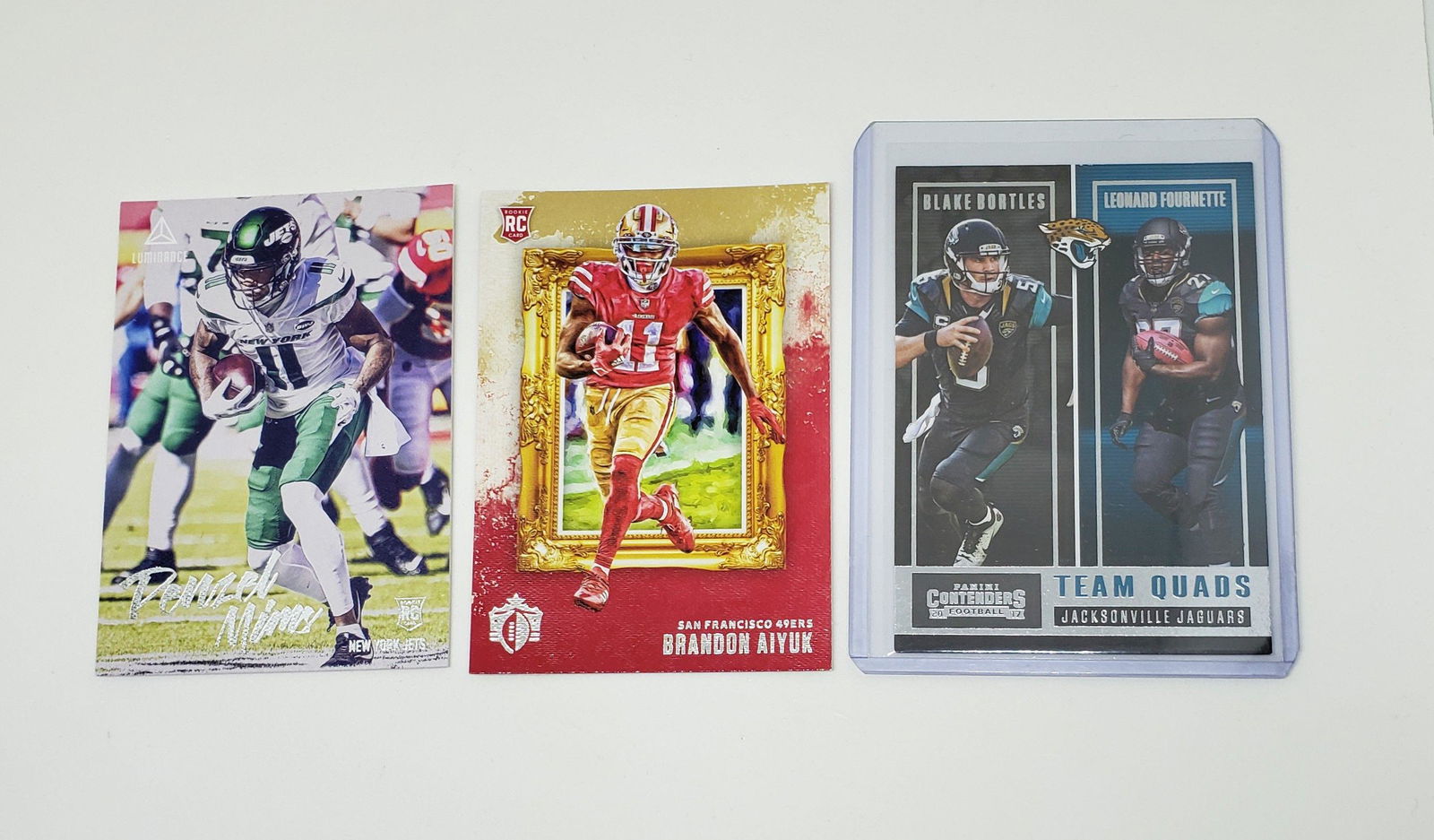 LOT OF 3 ROOKIE FOOTBALL CARDS (1 of 1)