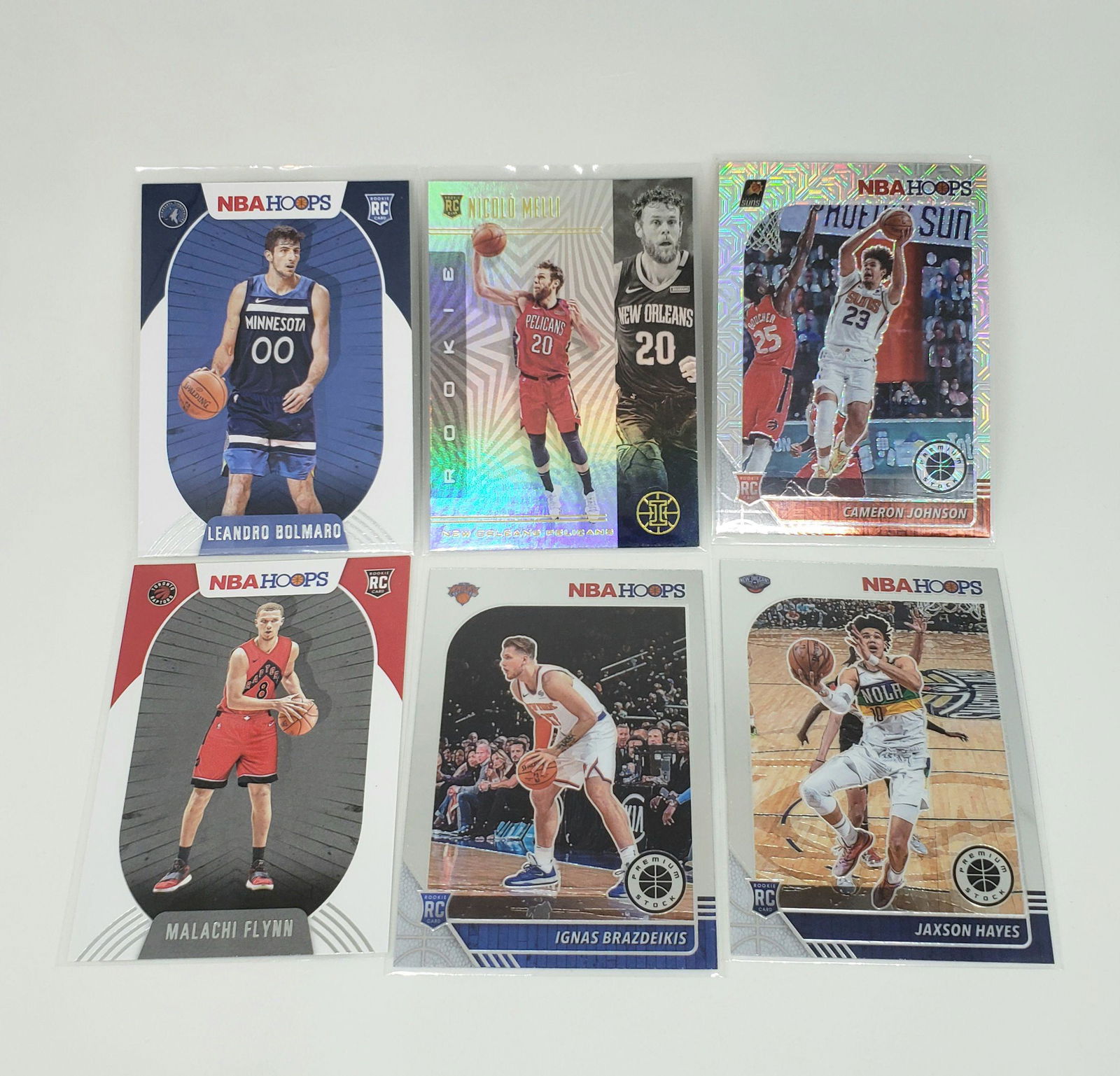 LOT OF 6 ROOKIE BASKETBALL CARDS (1 of 1)