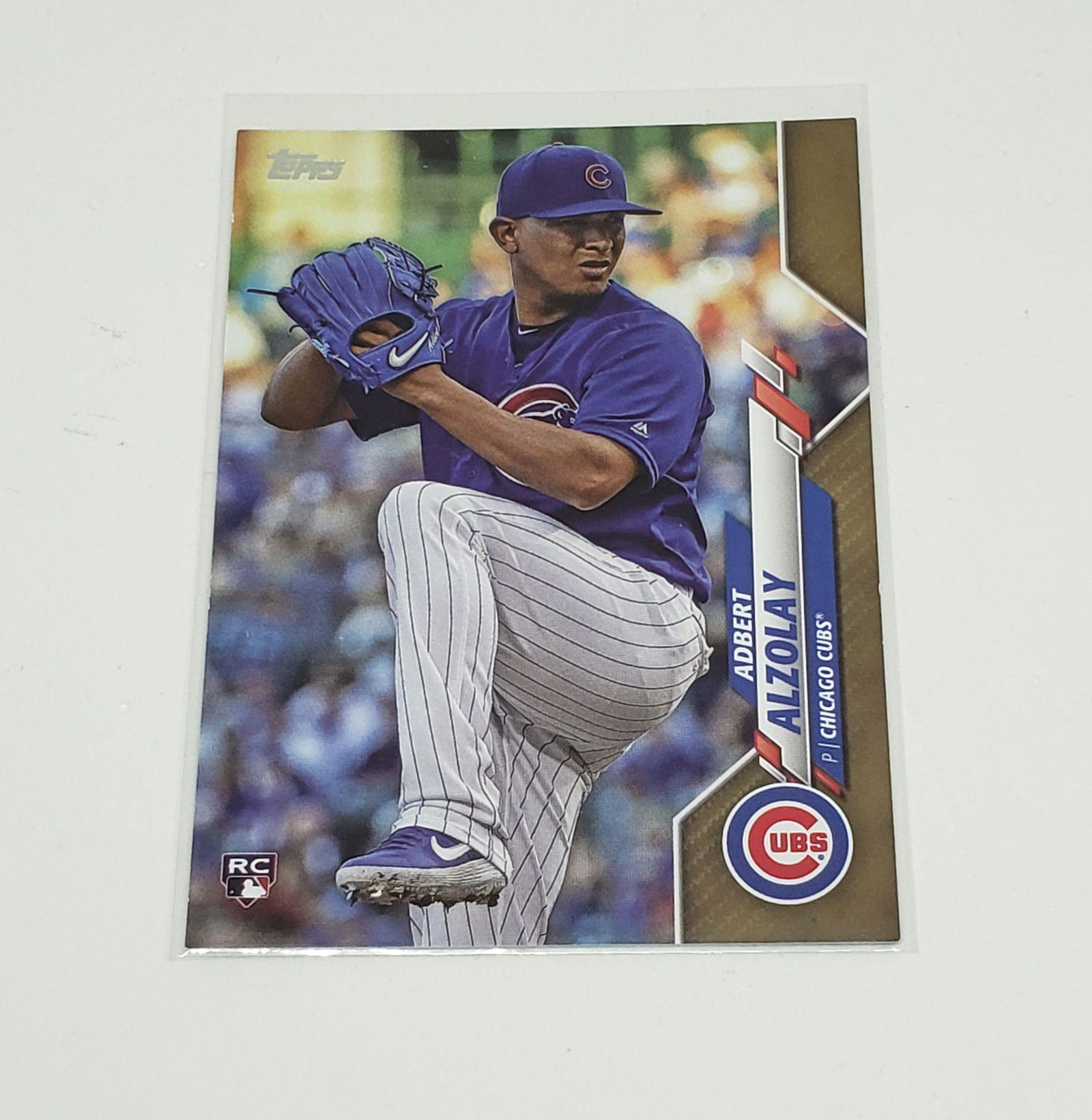 2020 TOPPS GOLD RC ADBERT ALZOLAY CHI. CUBS 0616/2021 (1 of 2)