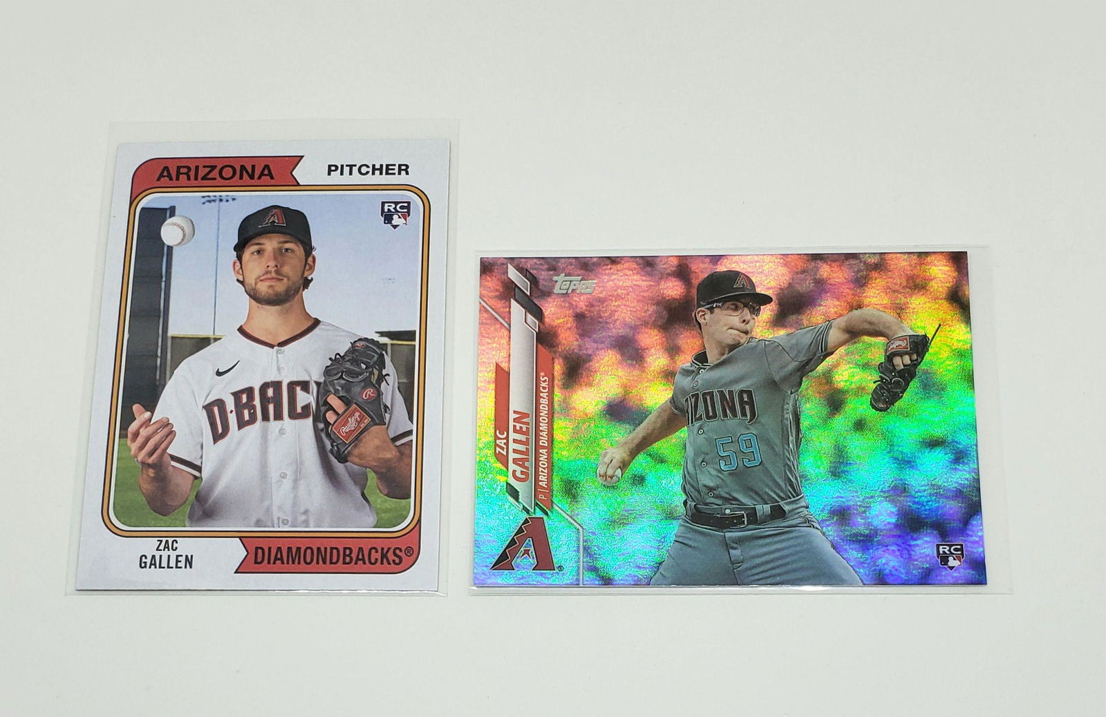 2020 ZAC ALLEN ARIZ. DIAMOND BACKS ROOKIE CARDS (1 of 1)