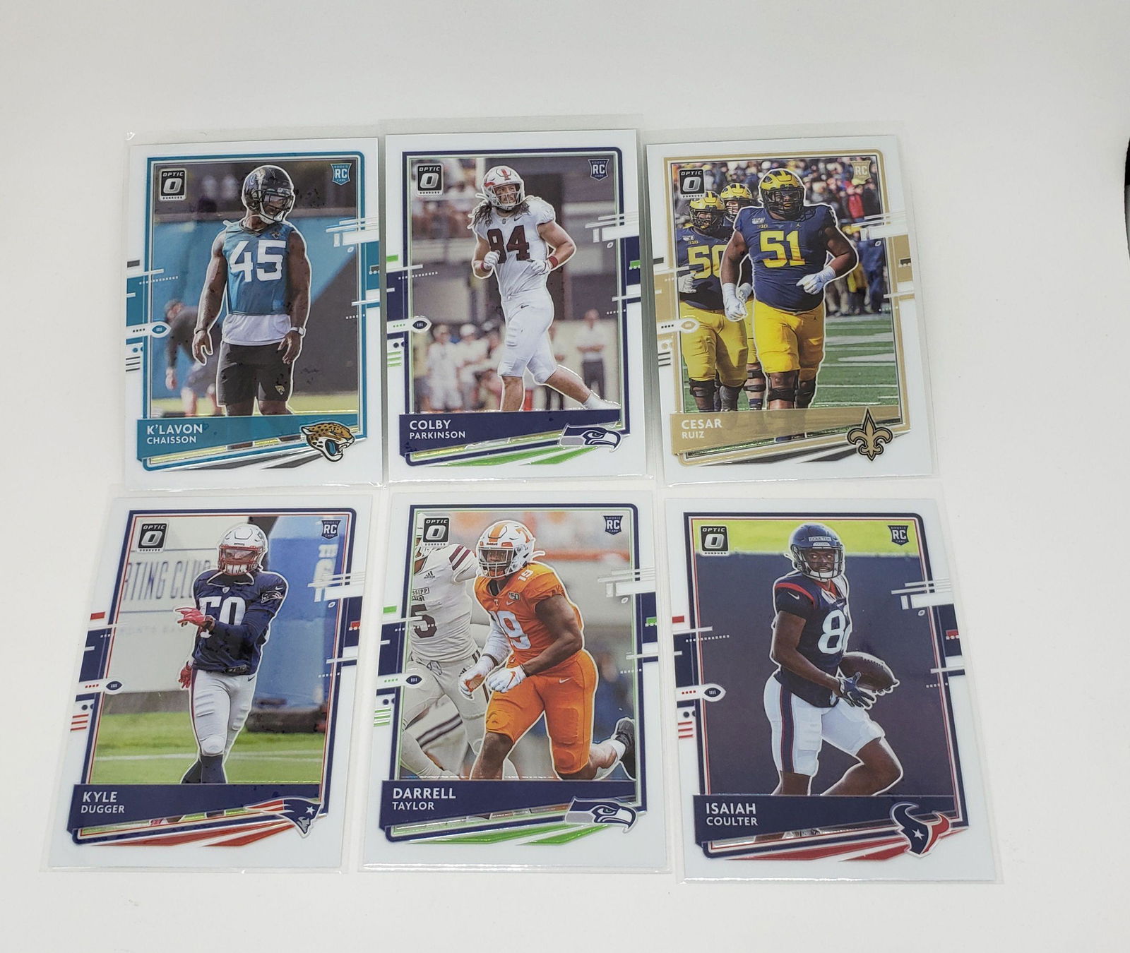 2020 PANINI OPTIC NFL ROOKIE FOOTBALL CARDS (1 of 1)