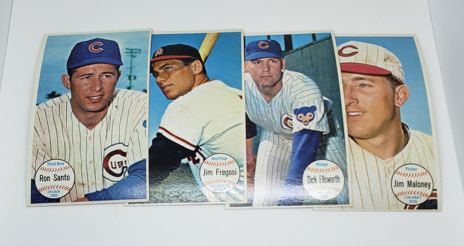 LOT OF 4 1964 TOPPS GIANT LARGE BASEBALL CARDS (1 of 1)