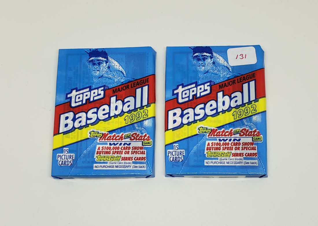 1992 Topps Baseball Sealed wax Packs (1 of 1)