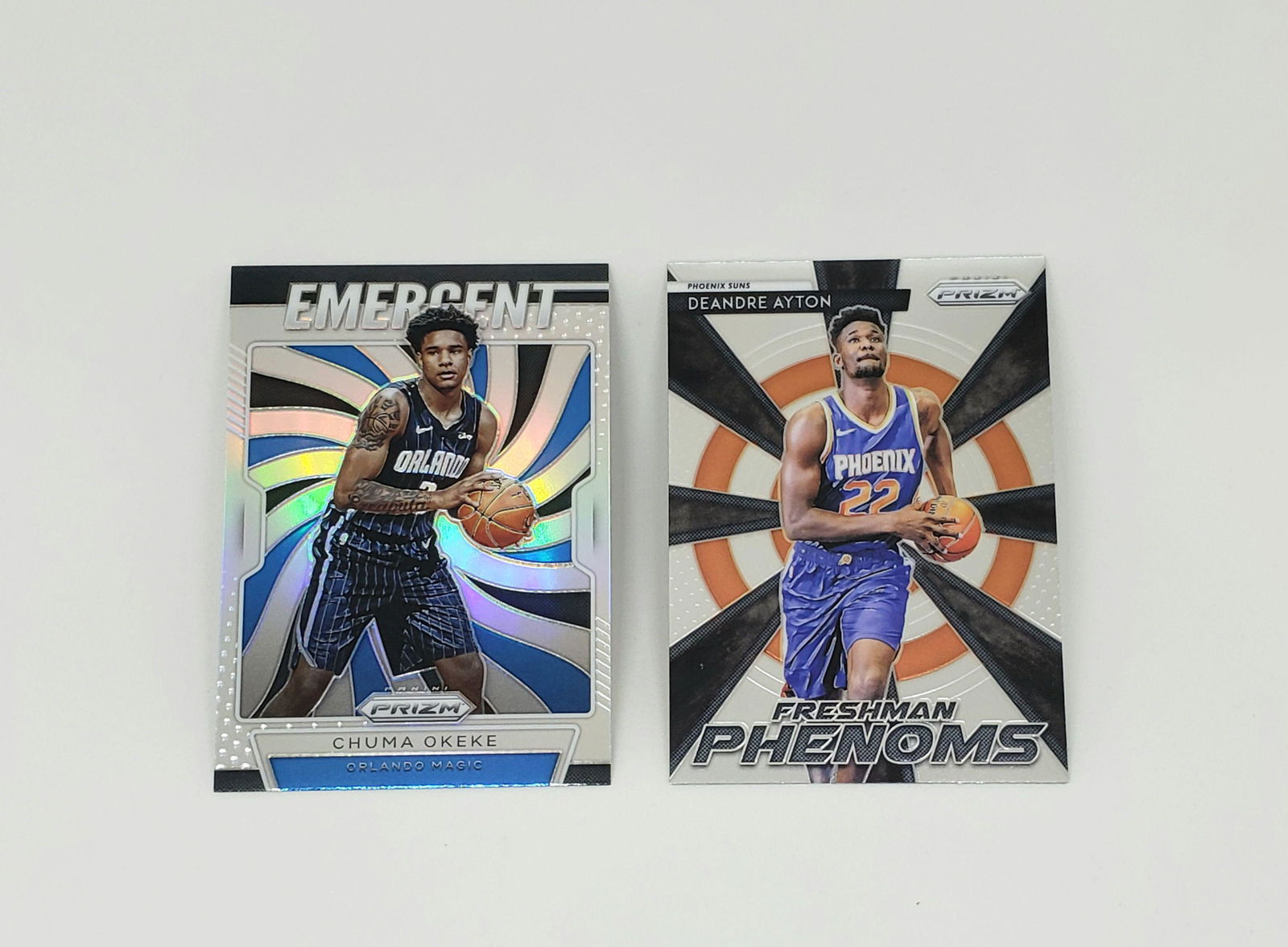 LOT OF 2 PANINI PRIZM BASKETBALL ROOKIE INSERTS (1 of 1)