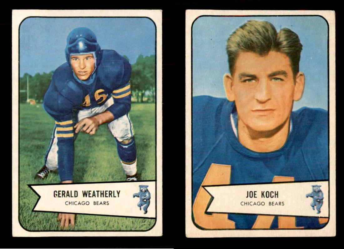 VINTAGE 1954 BOWMAN FOOTBALL CARDS IN GREAT CONDITION!! (1 of 2)